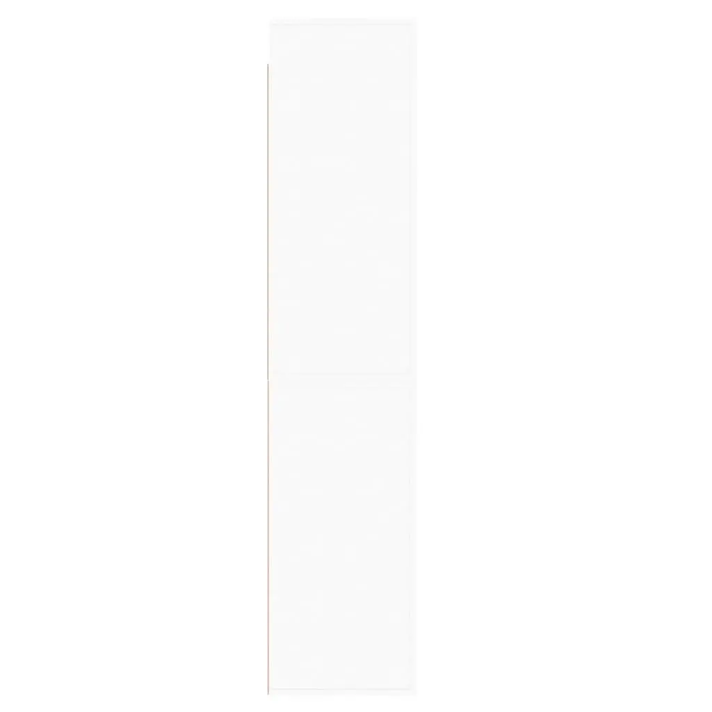 Sideboard Wall-Mounted Storage Cabinet White Engineered Wood