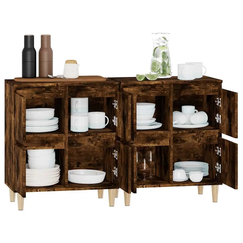 Sideboard Cabinet Brown Engineered Wood 60x35x70cm