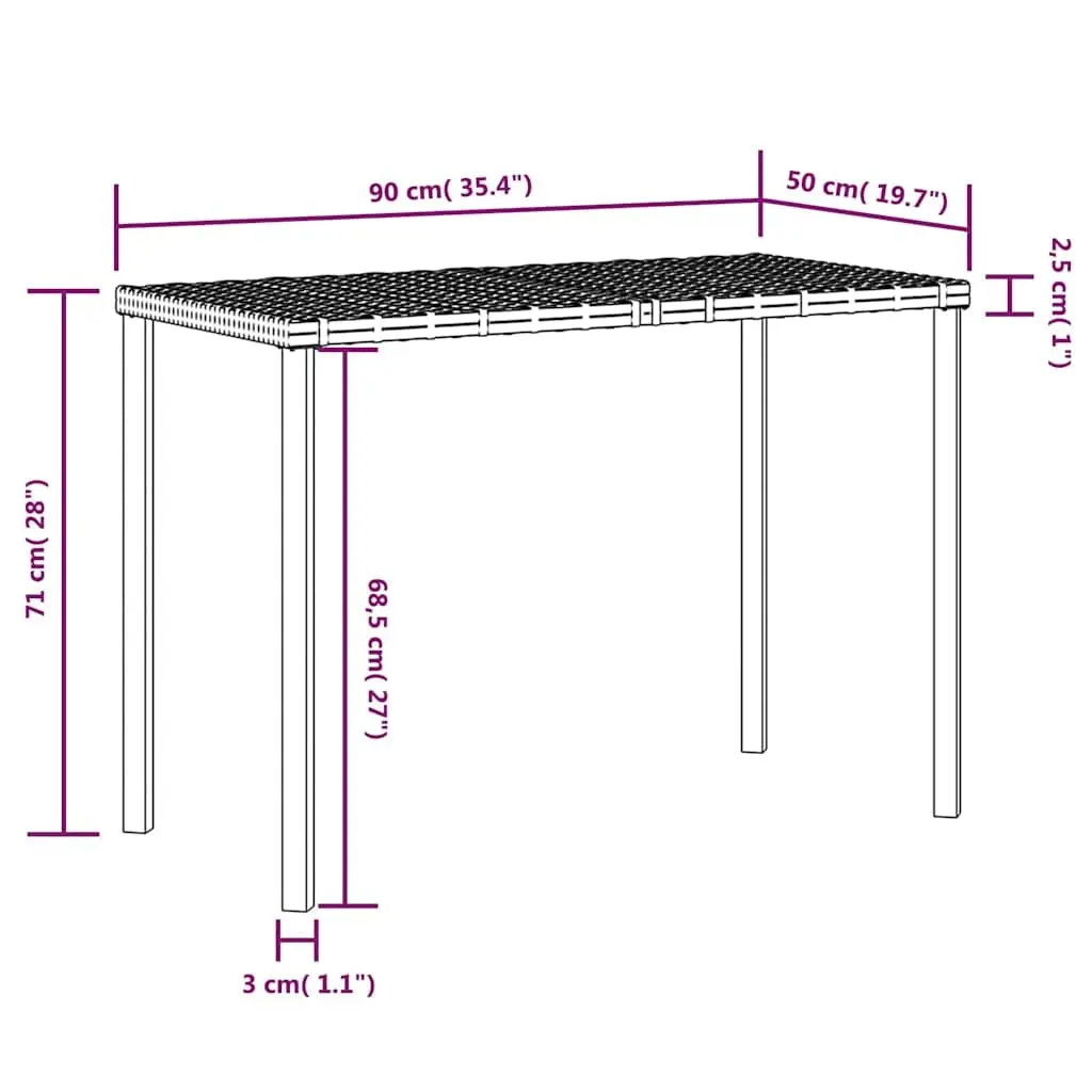 5 Piece L-Shaped Outdoor Sofa Set