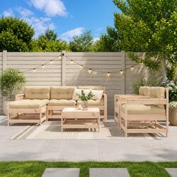 Friendly 7-Piece Lounge Set for Your Outdoor Space