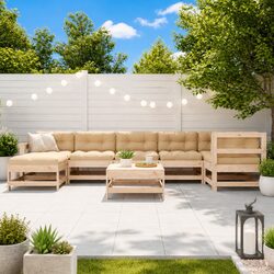 Make Your Outdoor Area Inviting with Our 8-Piece Lounge Set