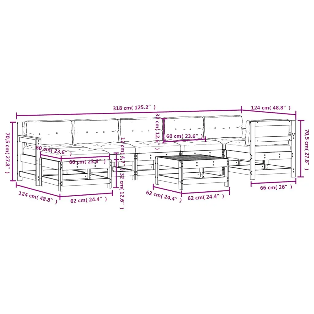 8-Piece Lounge Set