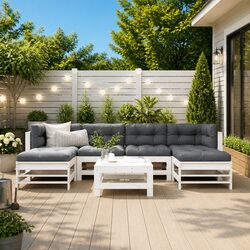 Your Perfect Outdoor Lounge Set – 7 Pieces Included