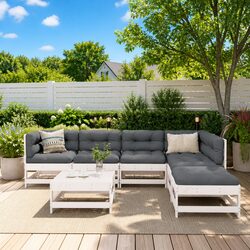 Your Ideal 7 Piece Garden Lounge Set Awaits