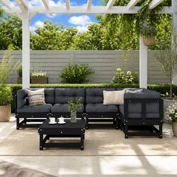Your New 6 Piece Outdoor Lounge Set with Solid Wood