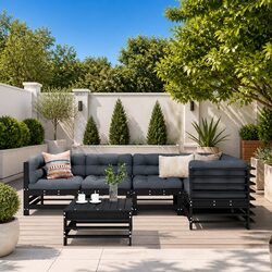 Your Friendly 6-Piece Garden Lounge Set with Cushions