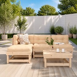 Make Outdoor Relaxation Comfortable with This Lounge Set