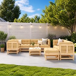 Your Perfect 10 Piece Garden Lounge Set Awaits