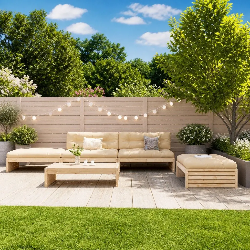 5-Piece Lounge Set for Outdoor Living