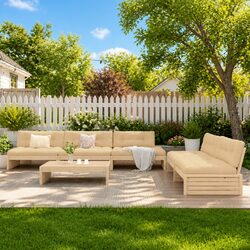 Friendly 6 Piece Garden Lounge Set for Your Outdoor Comfort