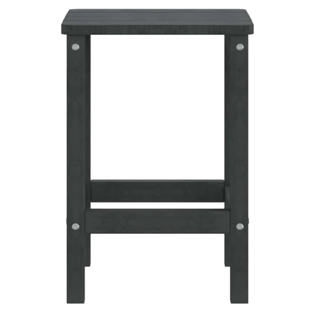 Adirondack Side Table Weather Resistant Anthracite 38W x 38D x 46H cm