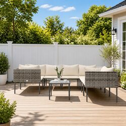 Welcome to Your New 9 Piece Garden Lounge Set
