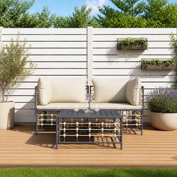 Your 3 Piece Garden Lounge Set Awaits - Anthracite Design