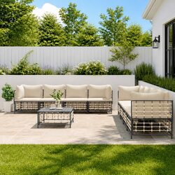 Your New Favorite 9-Piece Lounge Set for Outdoor Fun