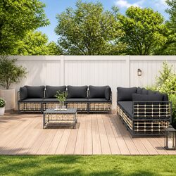 9-Piece Garden Lounge Set: Stylish & Functional