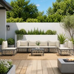 Friendly 7 Piece Outdoor Lounge Set Just for You