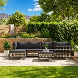 Create Relaxing Outdoor Moments with 7 Piece Lounge Set