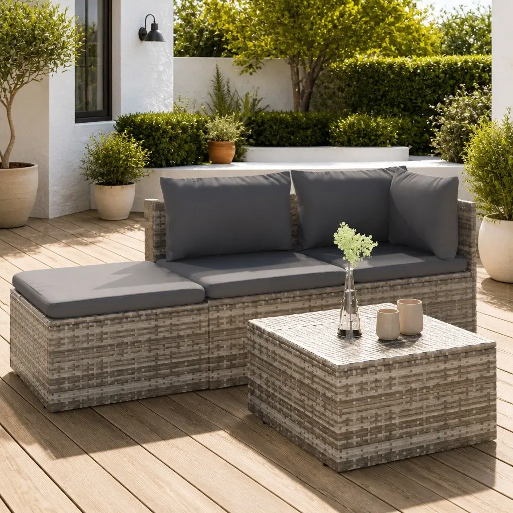 4 Piece Garden Lounge Set