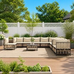 Your Perfect 11-Piece Outdoor Lounge Set Awaits