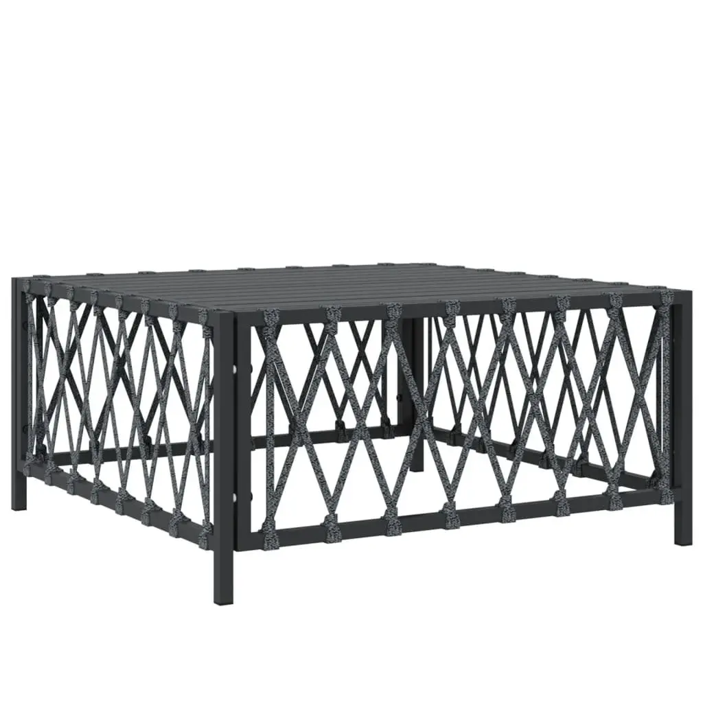 Garden Lounge Set 5 Piece Outdoor Furniture Modular Sofa Cushions Anthracite