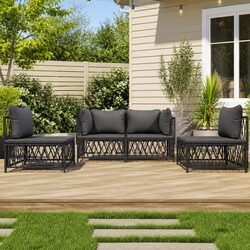 Your Friendly 4 Piece Garden Lounge Set Awaits
