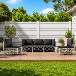 Relax in Style with a 5-Piece Garden Lounge Set