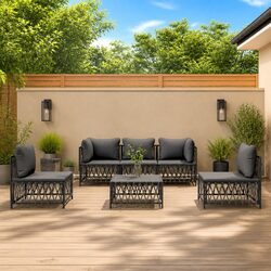 Your Friendly 6 Piece Outdoor Lounge Set