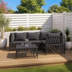 Create Your Outdoor Oasis with a 5 Piece Lounge Set