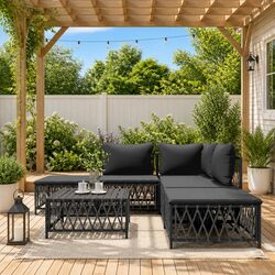 Your New 6 Piece Garden Lounge Set Awaits