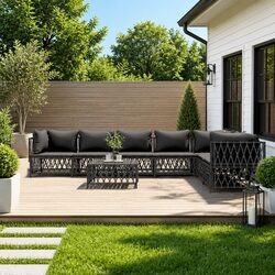 Your Ideal 8-Piece Garden Lounge Set Awaits