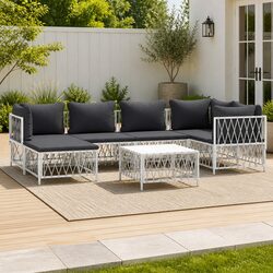 Make Your Outdoor Space Cozy with This 7-Piece Lounge Set