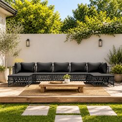 Your New Favorite 7 Piece Outdoor Lounge Set Awaits