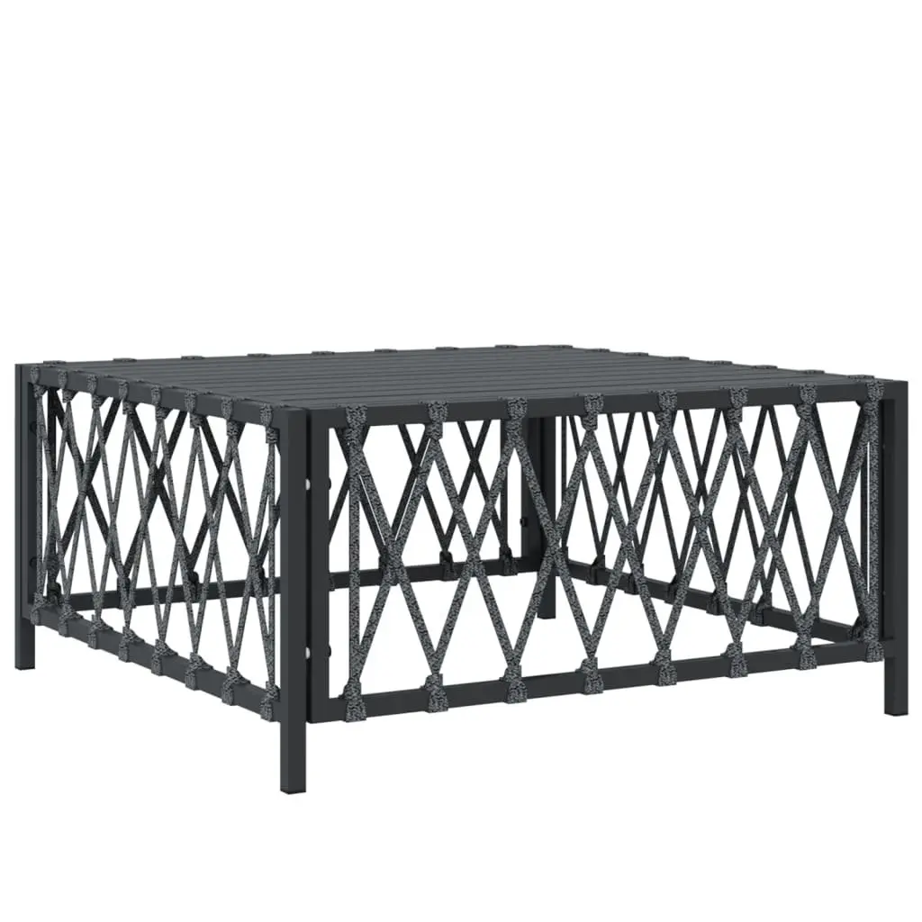 Garden Lounge Set Modular Outdoor Furniture with Cushions 8 Piece Anthracite