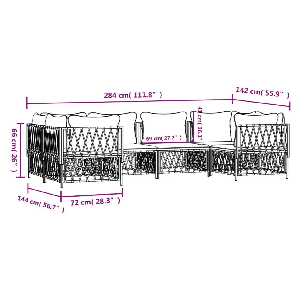 6-Piece Lounge Set