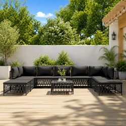 Friendly 10-Piece Outdoor Lounge Set for Your Garden