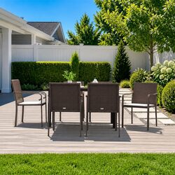 Your New 7 Piece Outdoor Dining Set Awaits You