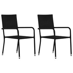 Your New Favorite Stackable Black Dining Chairs