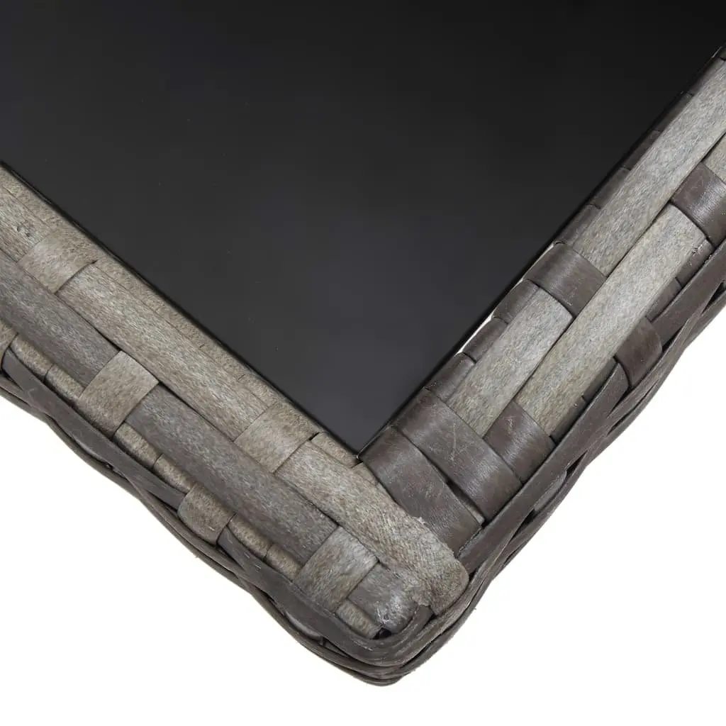Grey Garden Table for Outdoor Enjoyment 170x80x74cm