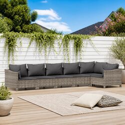 Friendly 6-Piece Modular Lounge Set for Your Outdoor Area