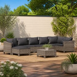 Your Ideal 8 Piece Garden Lounge Set Awaits