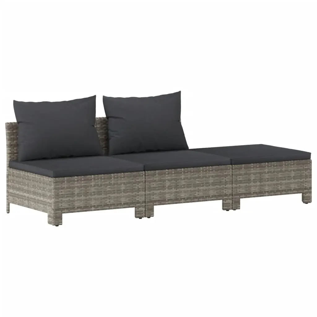 Garden Lounge Set 6 Piece Outdoor Furniture Patio Sofa Sectional with Cushions
