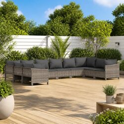 Your New Favorite 10-Piece Outdoor Lounge Set Awaits