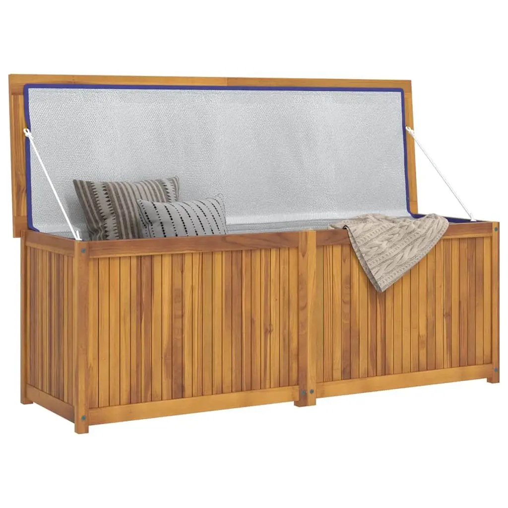 Garden Storage Box 150x50x55 cm Outdoor Chest Solid Wood Teak Brown
