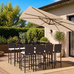 Your New Favorite 9-Piece Outdoor Bar Set