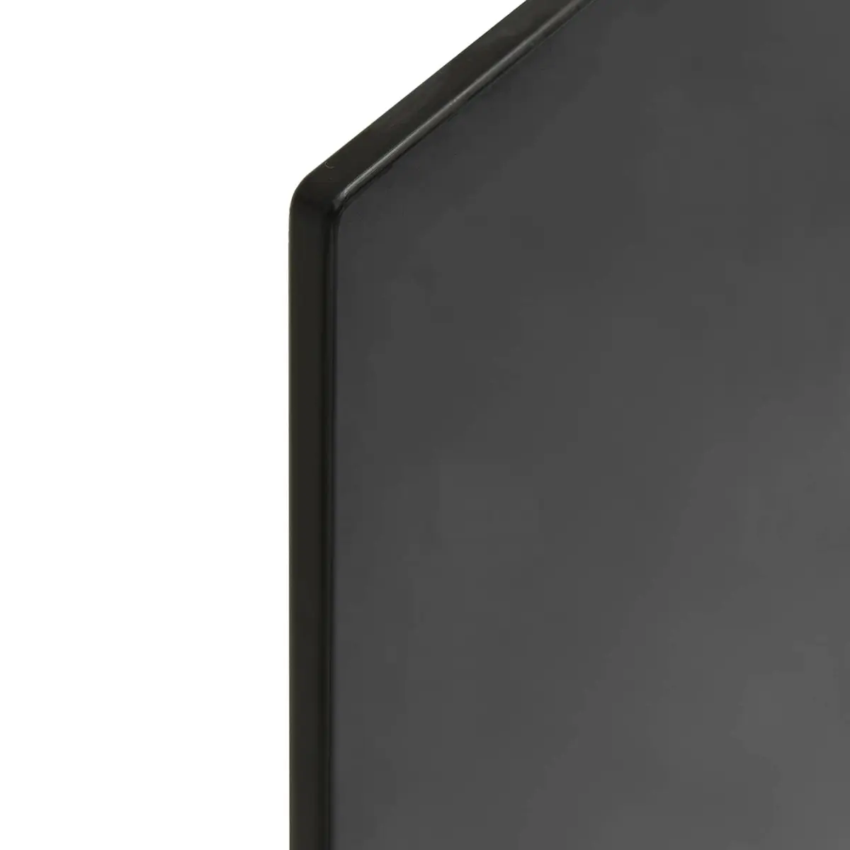 Rectangular Glass Table Top Tempered Glass Matte Indoor Outdoor Black