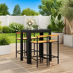Join Friends Around the 5 Piece Garden Bar Set