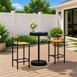 Create a Cozy Outdoor Space with This Garden Bar Set