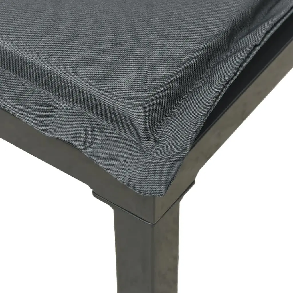 Garden Lounge Set 4 Piece Outdoor Furniture Black Grey Poly Rattan Patio Seating