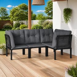 Enjoy Outdoor Comfort with 4 Piece Lounge Set