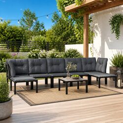 Enjoy Your Outdoor Living with This 8-Piece Lounge Set